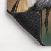 Graukrane Vogelmousepad Mousepad (Ecke)
