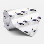 Graukranich Krawatte (Gerollt)