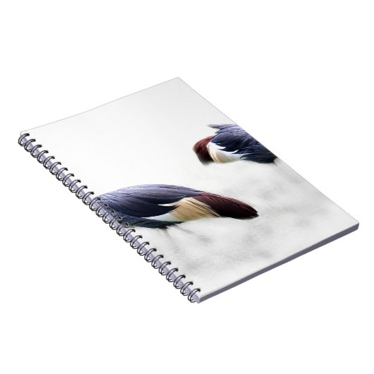 Graukranich Notizblock (Rechte Seite)