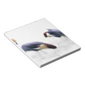 Graukranich Notizblock (angewinkelt)