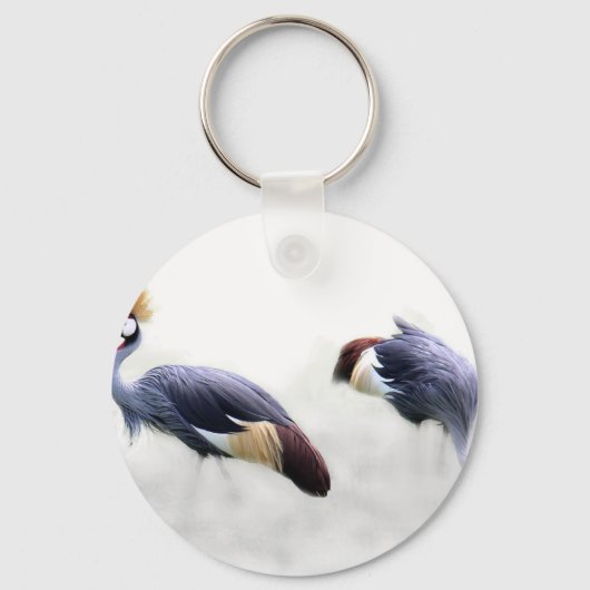 Graukranich Schlüsselanhänger (Vorderseite)