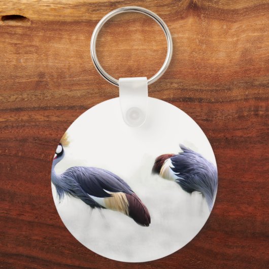 Graukranich Schlüsselanhänger (Vorderseite)