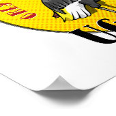 Graukranich UGANDA Poster (Ecke)