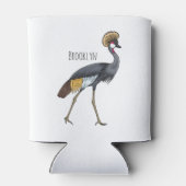 Graukranichkraniche Cartoon Dosenkühler (Rückseite)