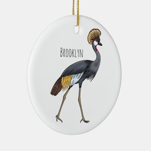 Graukranichkraniche Cartoon Keramik Ornament (Rechts)