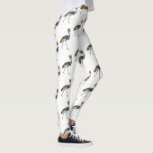 Graukranichkraniche Cartoon Leggings (Rechts)