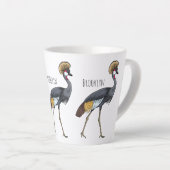 Graukranichkraniche Cartoon Milchtasse (Rechte Ecke)