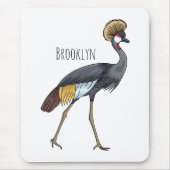 Graukranichkraniche Cartoon Mousepad (Vorne)