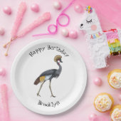 Graukranichkraniche Cartoon Pappteller (Party)