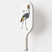 Graukranichkraniche Cartoon Pickleball Schläger (Links)