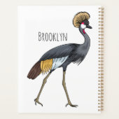 Graukranichkraniche Cartoon Planer (Rückseite)