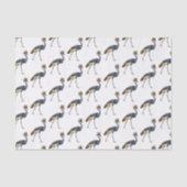 Graukranichkraniche Cartoon Seidenpapier (Vorderseite)