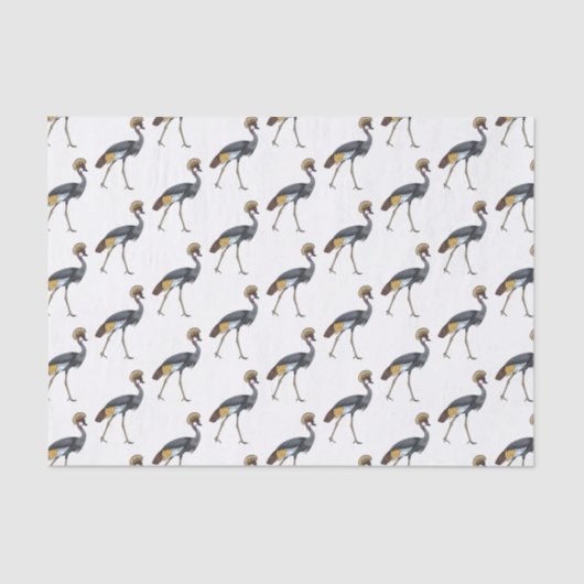 Graukranichkraniche Cartoon Seidenpapier (Vorderseite)