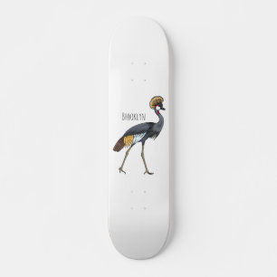 Graukranichkraniche Cartoon Skateboard