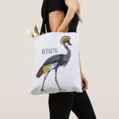 Graukranichkraniche Cartoon Tasche (Von Nahem)