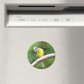 Graukrönter Flycatcher Magnet (In Situ (Geschirrspüler))