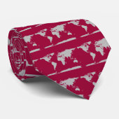 Graukugel rot krawatte (Gerollt)