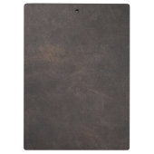 Grauleder Klemmbrett (Rückseite)