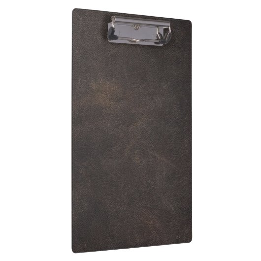 Grauleder Klemmbrett (Rechts)