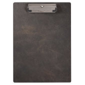 Grauleder Klemmbrett (Vorderseite)