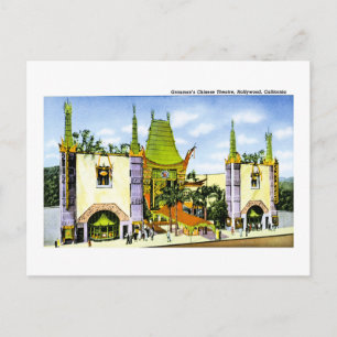 Graumans Chinese Theater, Hollywood Postkarte