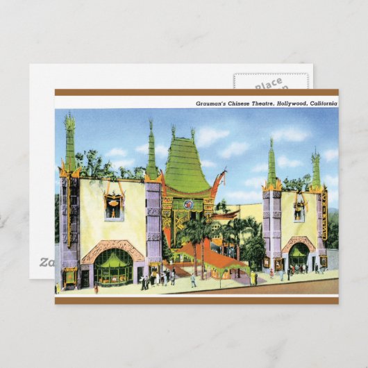 Graumans Chinesisch Postkarte (Vorne/Hinten)