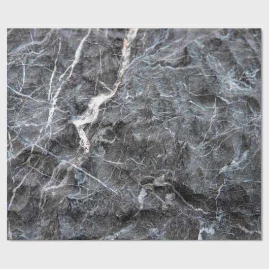 Graumarmor Geschenkpapier (Flach)