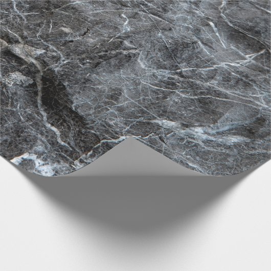 Graumarmor Geschenkpapier (Ecke)