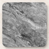 Graumarmor Getränkeuntersetzer (Vorderseite)