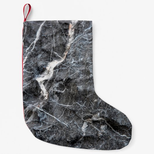Graumarmor Kleiner Weihnachtsstrumpf (Vorderseite)