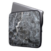 Graumarmor Laptopschutzhülle (Vorderseite Links)