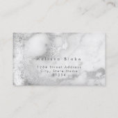 Graumarmor Visitenkarte (Rückseite)