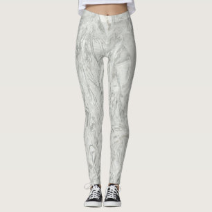 Graumarmoroberflächen Leggings