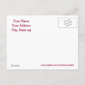 Graumaroon, offenes Haus Postkarte (Rückseite)