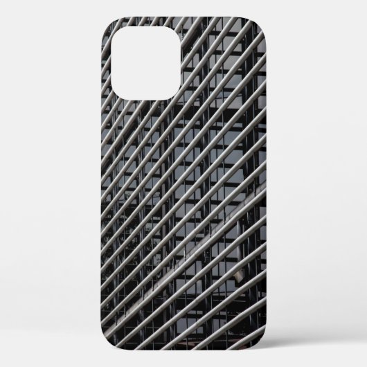 Graumetallrahmen Case-Mate iPhone Hülle (Rückseite)