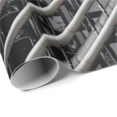 Graumetallrahmen Geschenkpapier (Rolleneckpunkt)