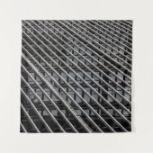 Graumetallrahmen Wandteppich (Vorderseite (Horizontal))