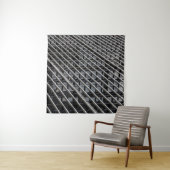 Graumetallrahmen Wandteppich (Beispiel (Horizontal))