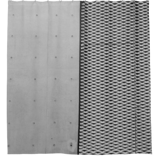 Graumetallverzinktes Blech Duschvorhang (Vorderseite)