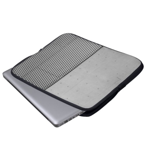 Graumetallverzinktes Blech Laptopschutzhülle (Vorne Knopf)