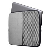 Graumetallverzinktes Blech Laptopschutzhülle (Vorderseite Links)