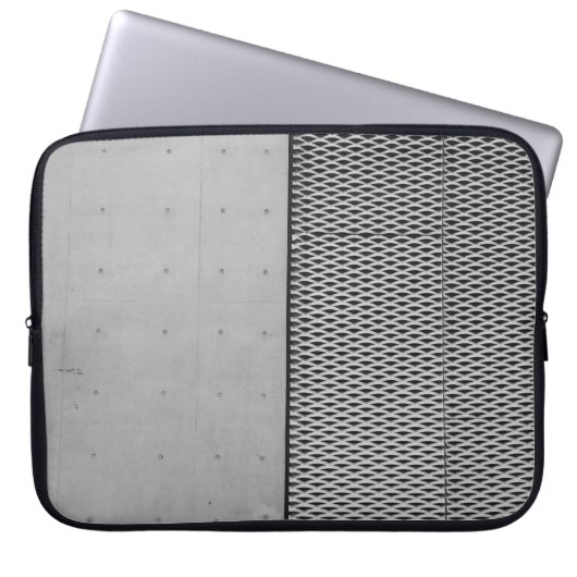 Graumetallverzinktes Blech Laptopschutzhülle (Vorderseite)