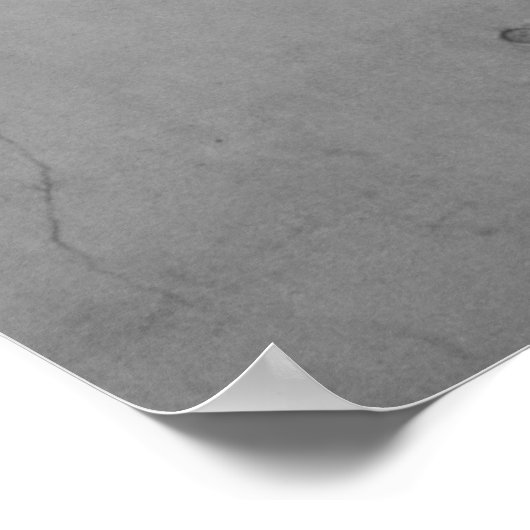 Graumetallverzinktes Blech Poster (Ecke)