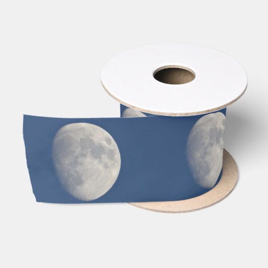 Graumond am blauen Himmel Satinband (Spule)