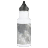 Graumond am schwarzen Himmel Trinkflasche (Rechts)