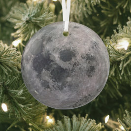 Graumond-Foto Ornament Aus Glas