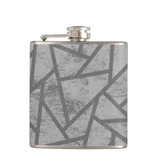 Graumosaikmuster Flachmann (Vorderseite)