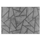 Graumosaikmuster Schneidebrett (Vorderseite)