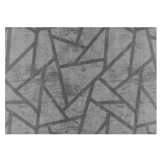 Graumosaikmuster Schneidebrett (Vorderseite)