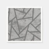 Graumosaikmuster Serviette (Vorderseite)